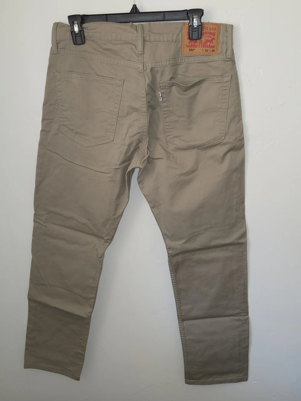 Classic Levi's Khaki Straight-Leg Pants